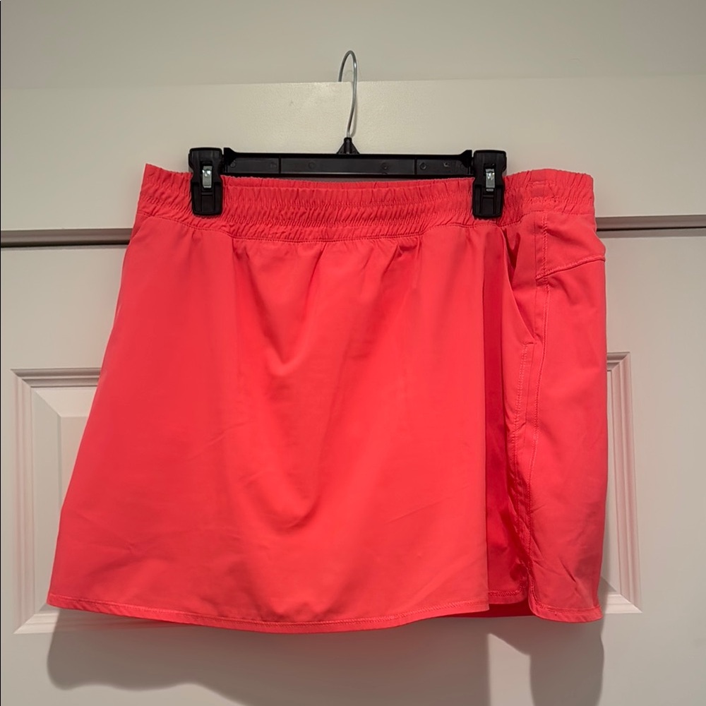 Vibrant Pink Athletic Skirt